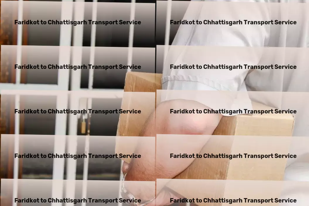 Faridkot to Chhattisgarh Transport Package delivery