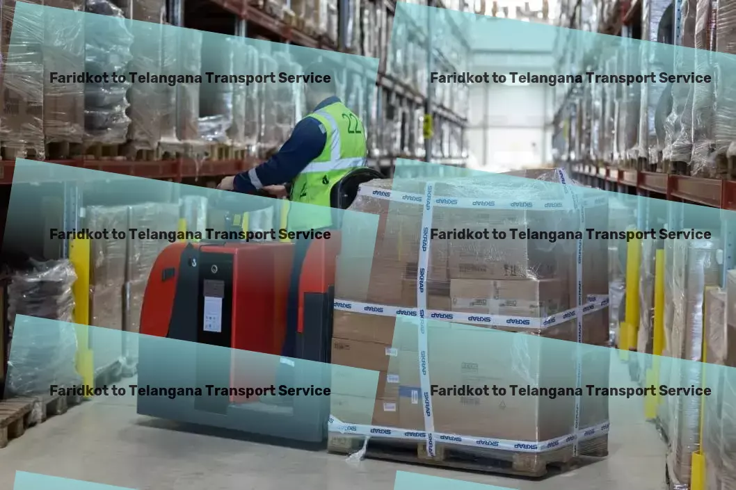 Faridkot to Telangana Transport Distribution logistics