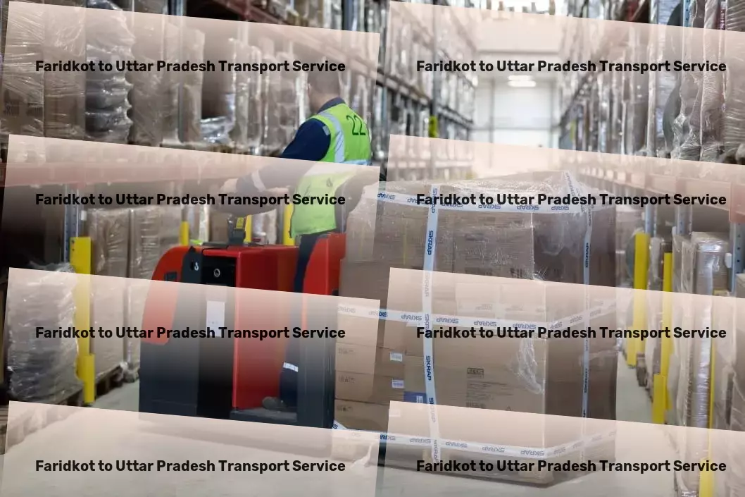 Faridkot to Uttar Pradesh Transport Your blueprint for success in Indian logistics operations! - Express courier services