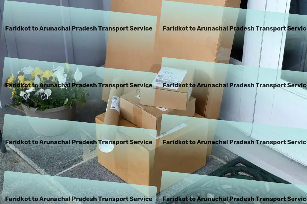 Faridkot to Arunachal Pradesh Transport Road-based freight services