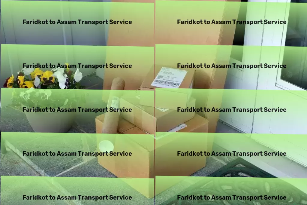 Faridkot to Assam Transport Professional goods shipment solutions