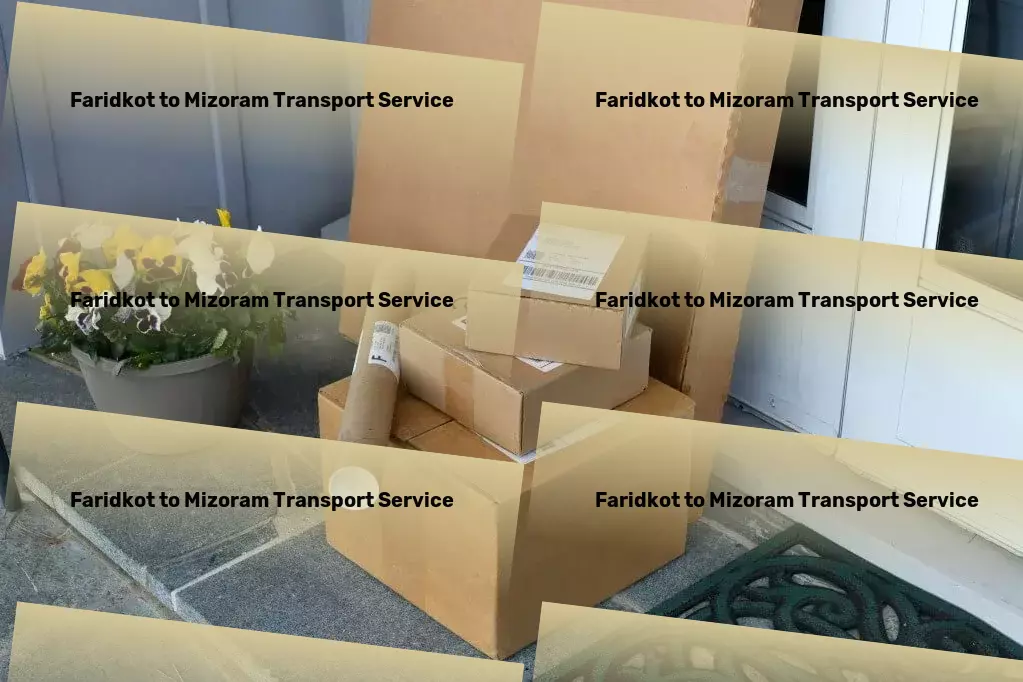 Faridkot to Mizoram Transport Nationwide delivery solutions