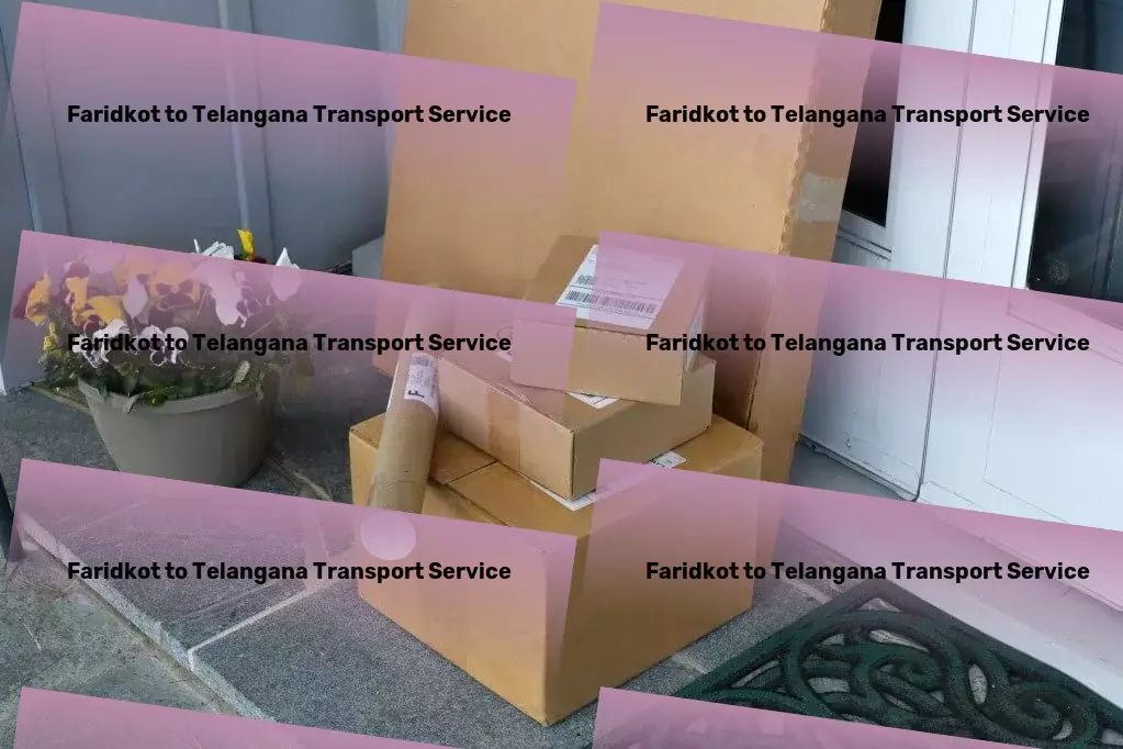 Faridkot to Telangana Transport Making every mile count in logistics excellence! - Urban goods forwarding