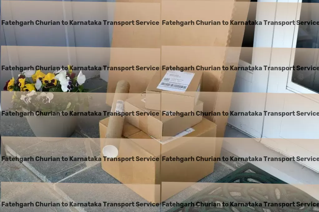 Fatehgarh Churian to Karnataka Transport Nationwide road logistics