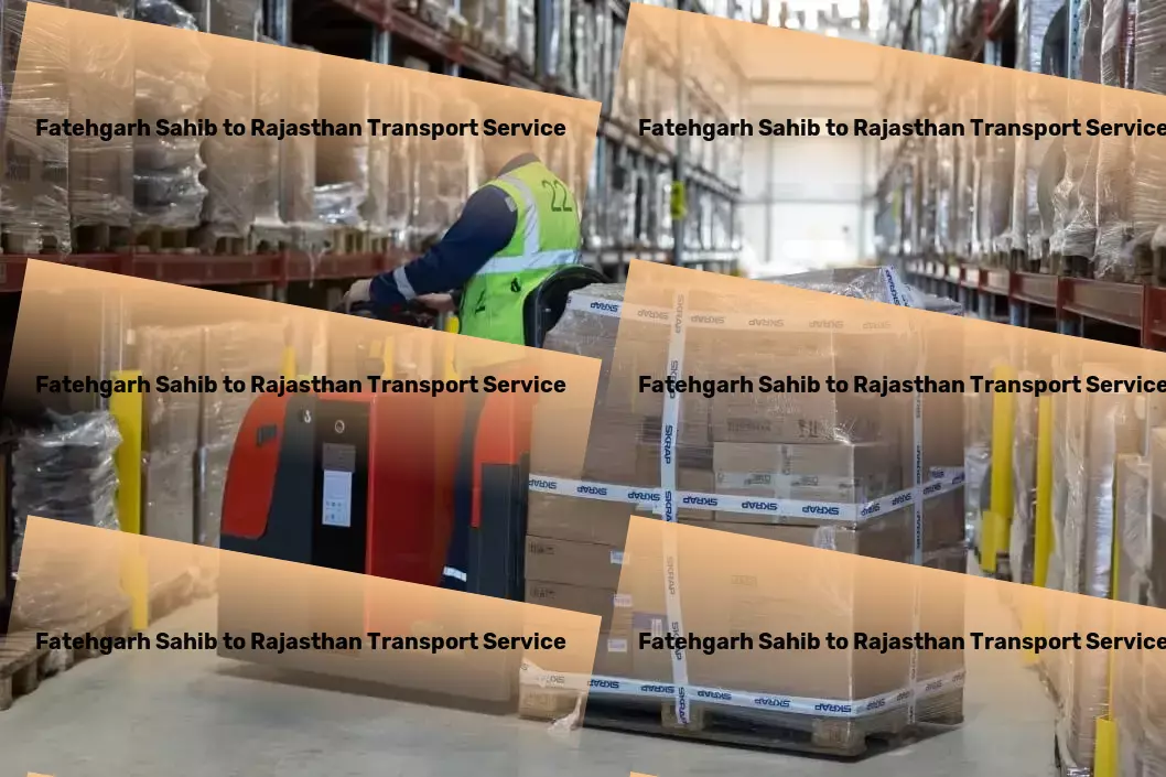 Fatehgarh Sahib to Rajasthan Transport National furniture transport