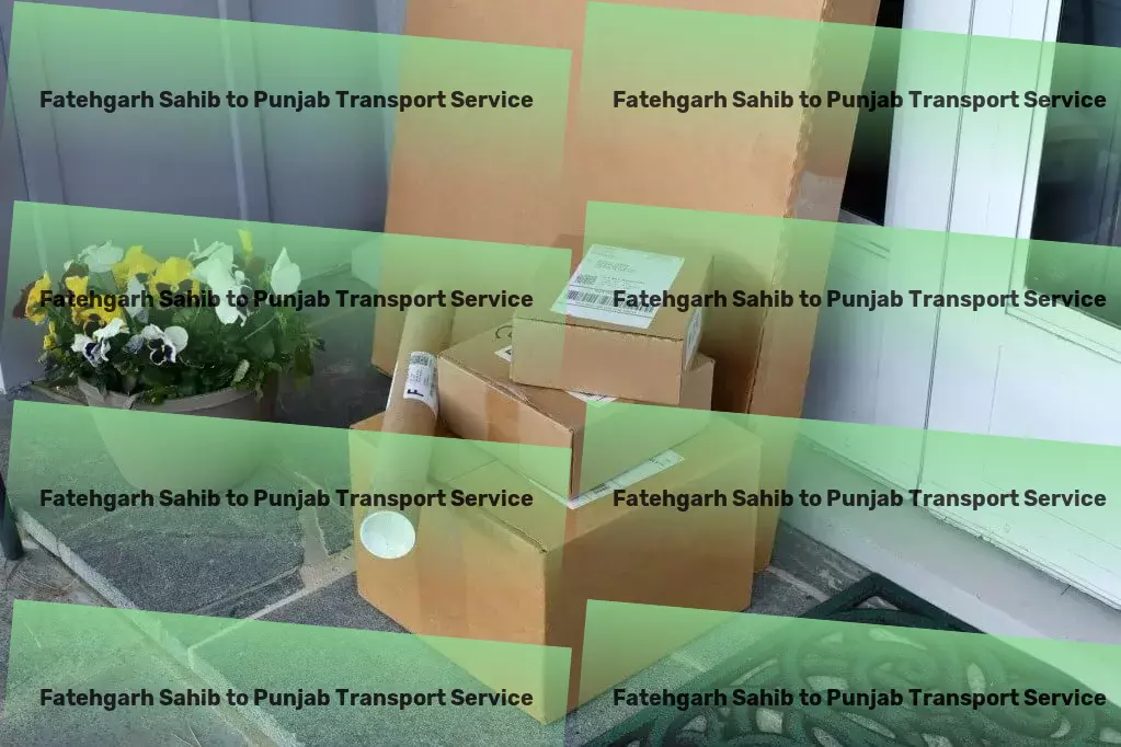 Fatehgarh Sahib to Punjab Transport The quintessential choice for logistic challenges within India! - Total logistics solutions