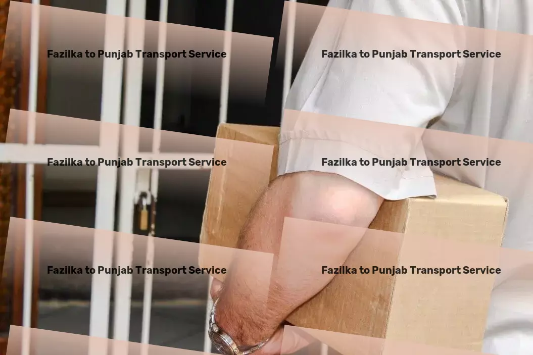 Fazilka to Punjab Transport Professional cargo forwarding