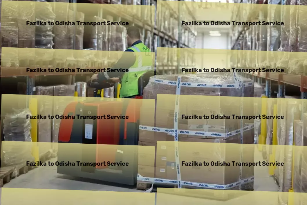 Fazilka to Odisha Transport Interstate parcel delivery