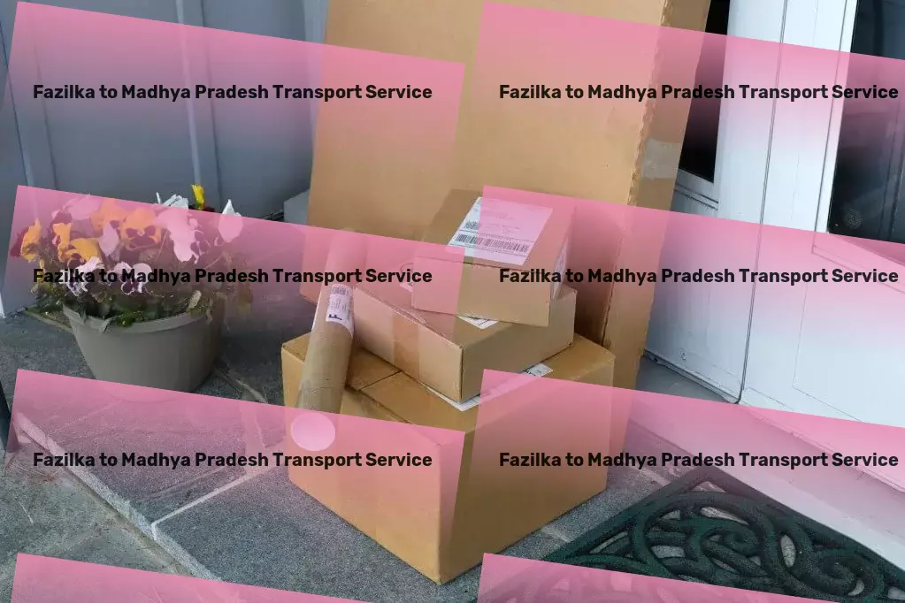 Fazilka to Madhya Pradesh Transport Fast freight and shipment services