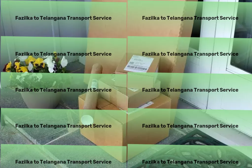 Fazilka to Telangana Transport Simplifying complex logistics for a smoother journey within India! - High-volume cargo services