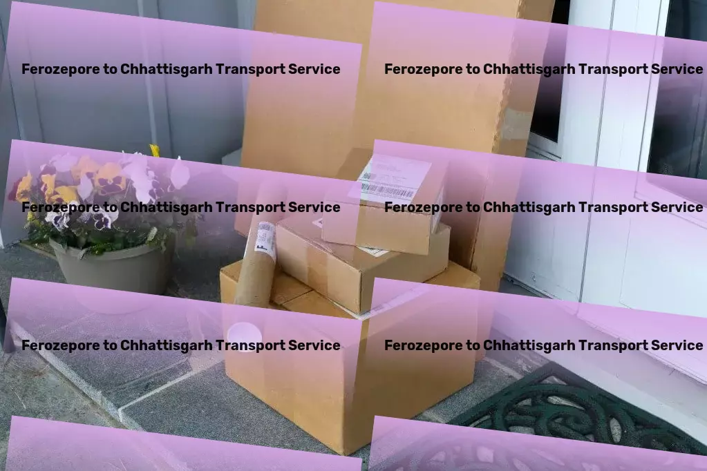 Ferozepore to Chhattisgarh Transport High-volume transport solutions