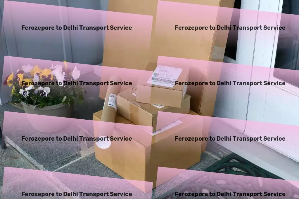 Ferozepore to Delhi Transport Road transport services