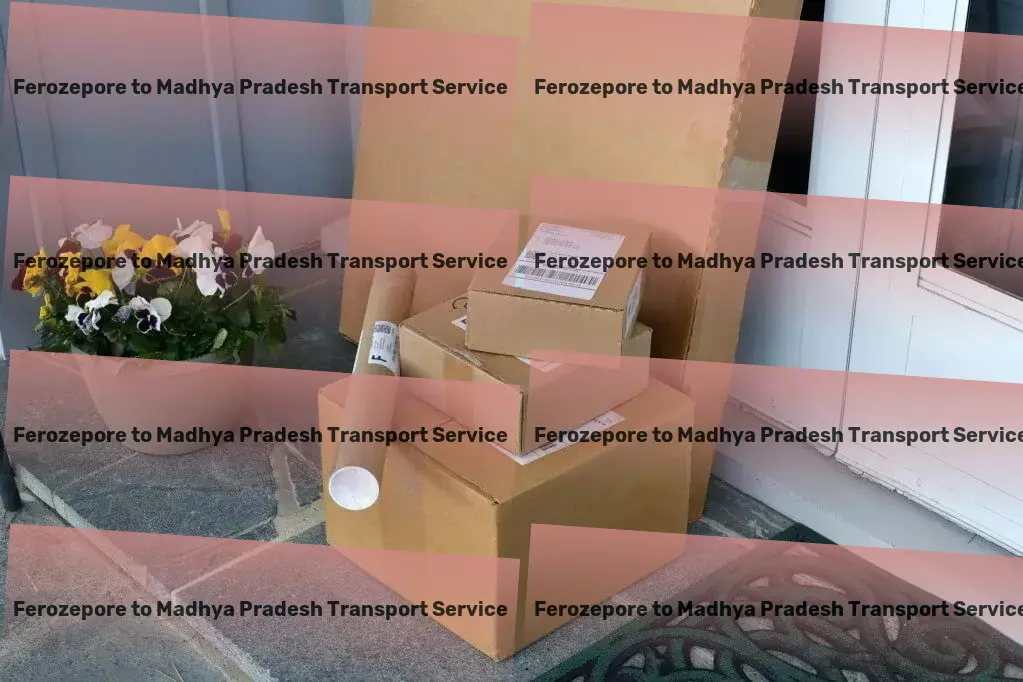 Ferozepore to Madhya Pradesh Transport Inspiring a new era of transport services within India! - Quick courier solutions