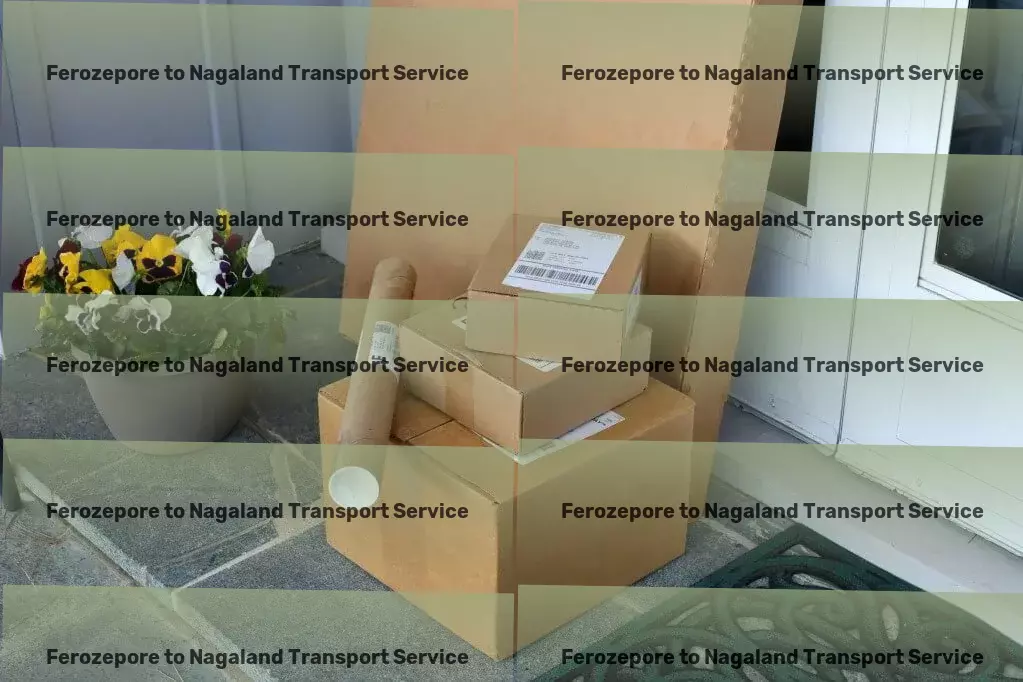 Ferozepore to Nagaland Transport Express courier services