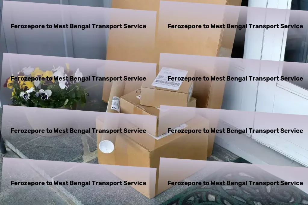 Ferozepore to West Bengal Transport Expertly navigating India's transportation ecosystem! - National cargo shipment solutions