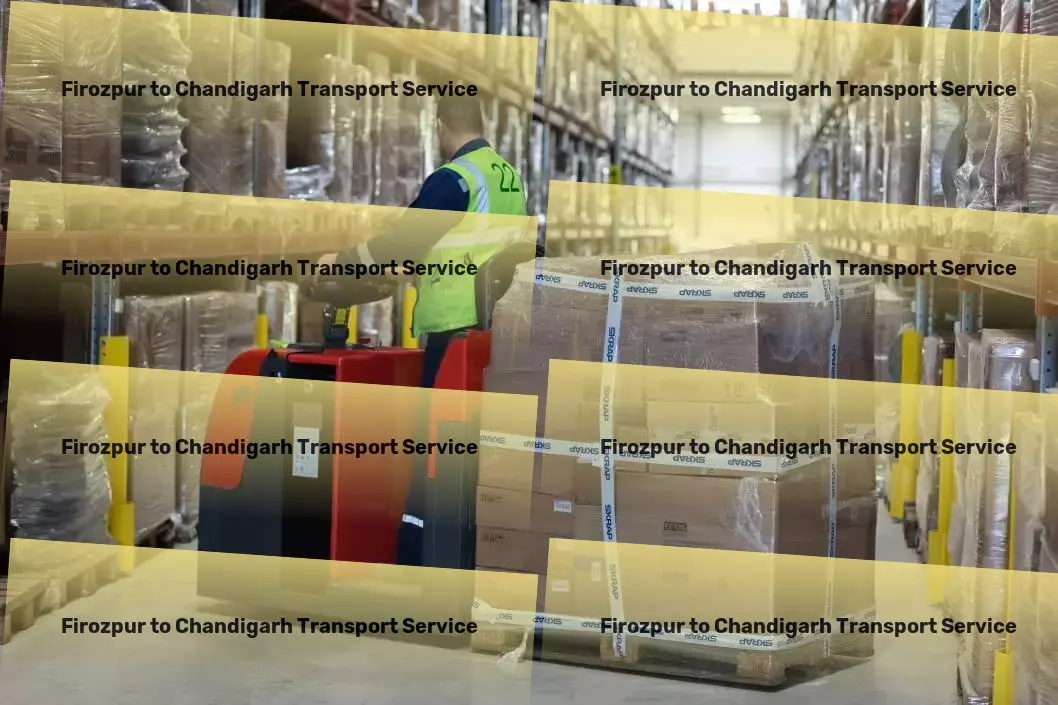 Firozpur to Chandigarh Transport Door-to-door cargo services