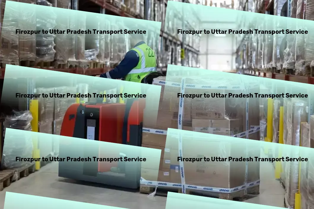 Firozpur to Uttar Pradesh Transport Logistic support services