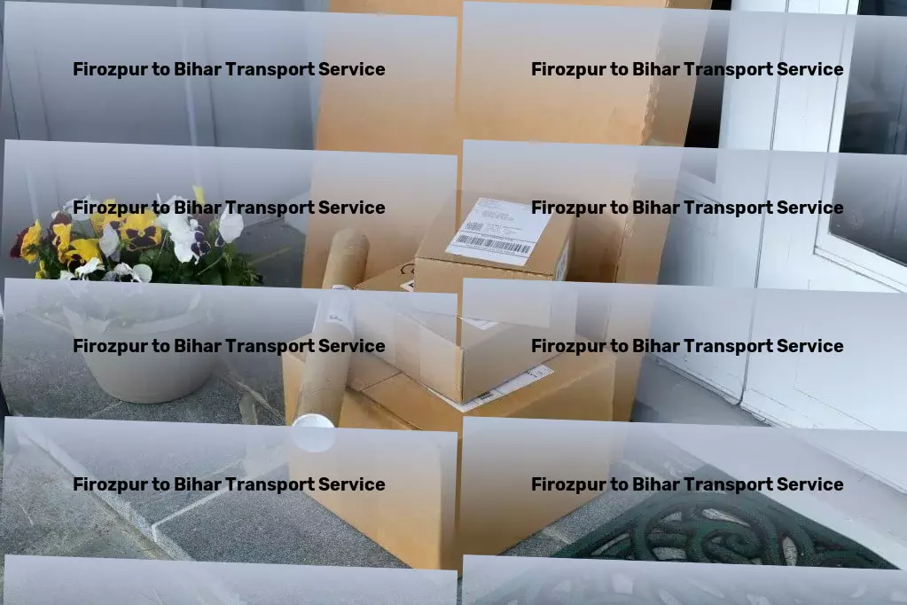 Firozpur to Bihar Transport Fast cargo forwarding