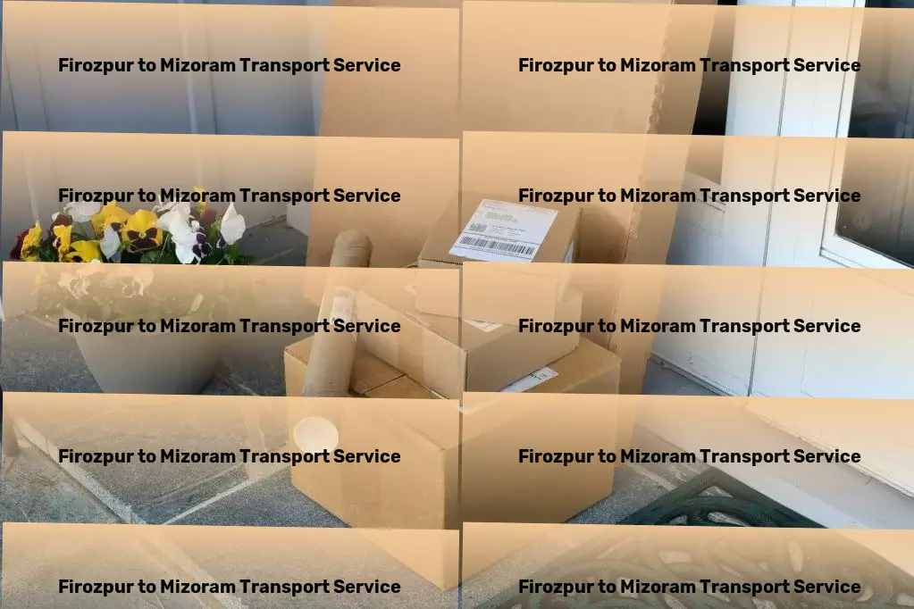 Firozpur to Mizoram Transport Advanced goods solutions