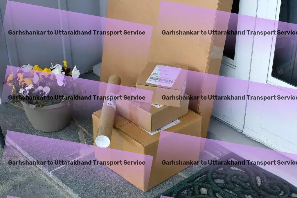 Garhshankar to Uttarakhand Transport Personal goods forwarding