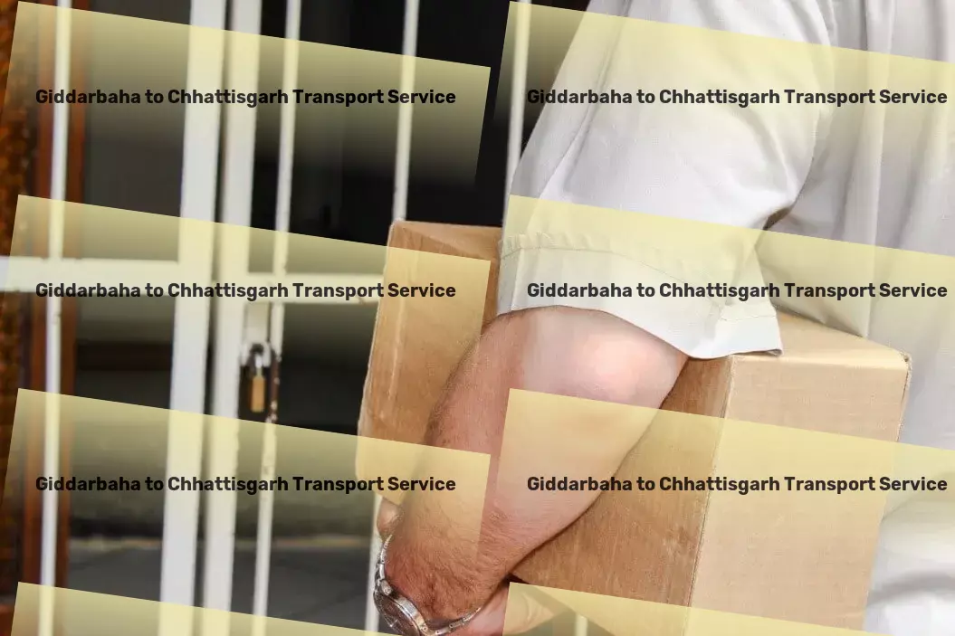 Giddarbaha to Chhattisgarh Transport High-value cargo transport