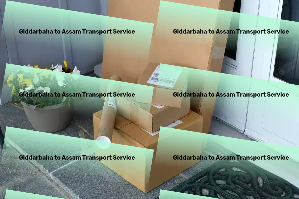 Giddarbaha to Assam Transport Fast courier services