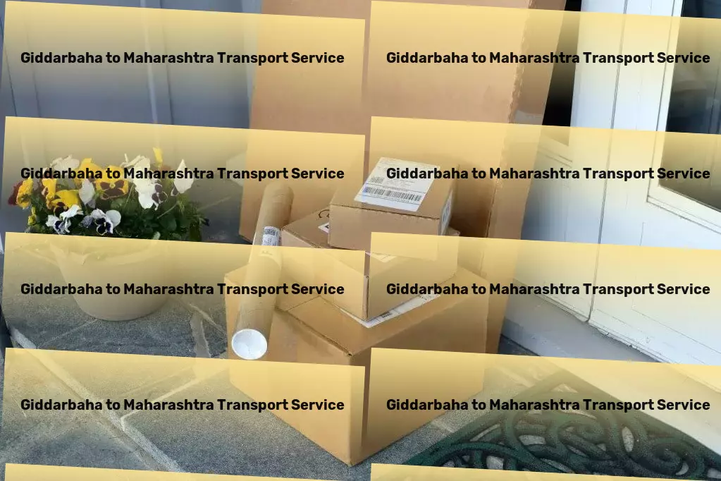 Giddarbaha to Maharashtra Transport Heavy goods shipment services