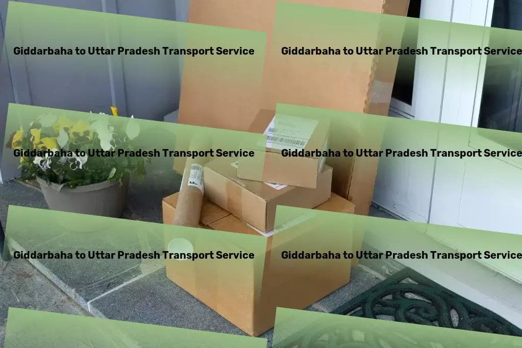 Giddarbaha to Uttar Pradesh Transport The quintessential choice for logistic challenges within India! - Specialized package moving