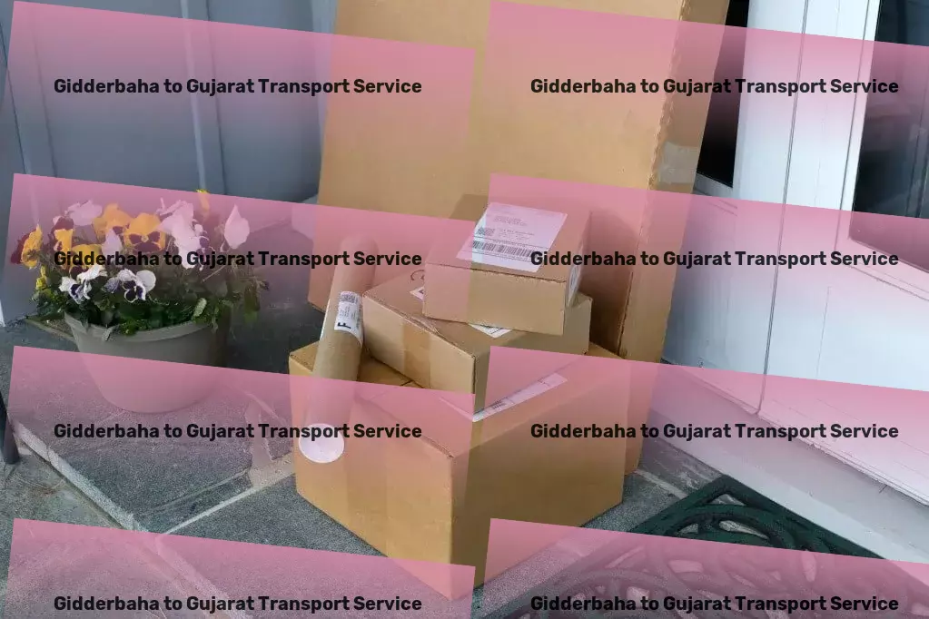 Gidderbaha to Gujarat Transport Personalized package delivery