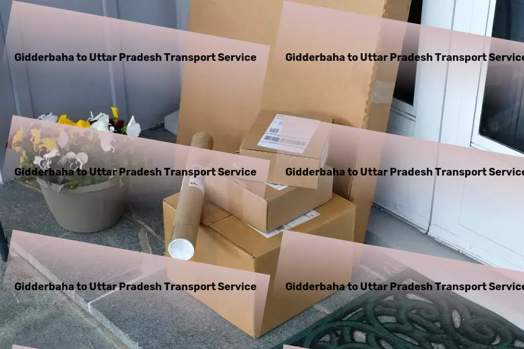 Gidderbaha to Uttar Pradesh Transport Rapid goods shipment solutions