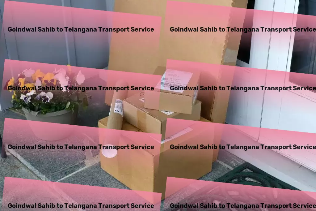 Goindwal Sahib to Telangana Transport Quick parcel shipment solutions