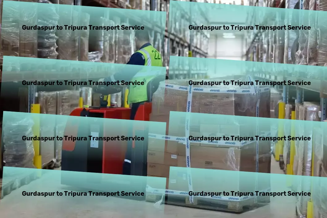 Gurdaspur to Tripura Transport Door-to-door shipping services