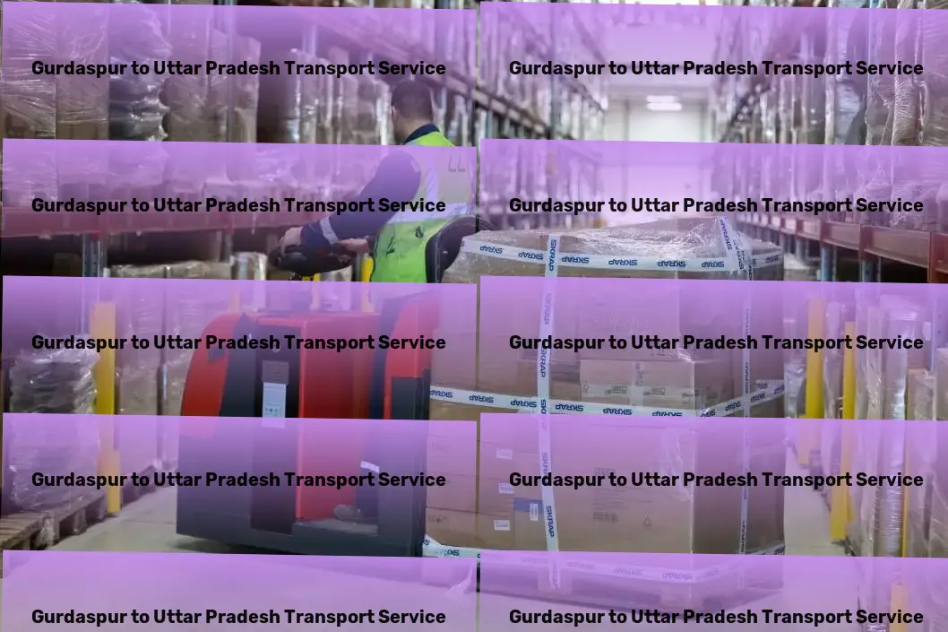 Gurdaspur to Uttar Pradesh Transport Unleashing the potential of seamless logistics operations! - Specialized package delivery