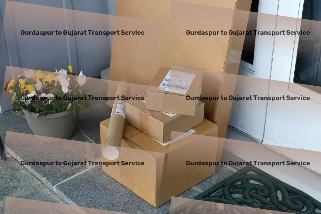 Gurdaspur to Gujarat Transport Commercial goods forwarding