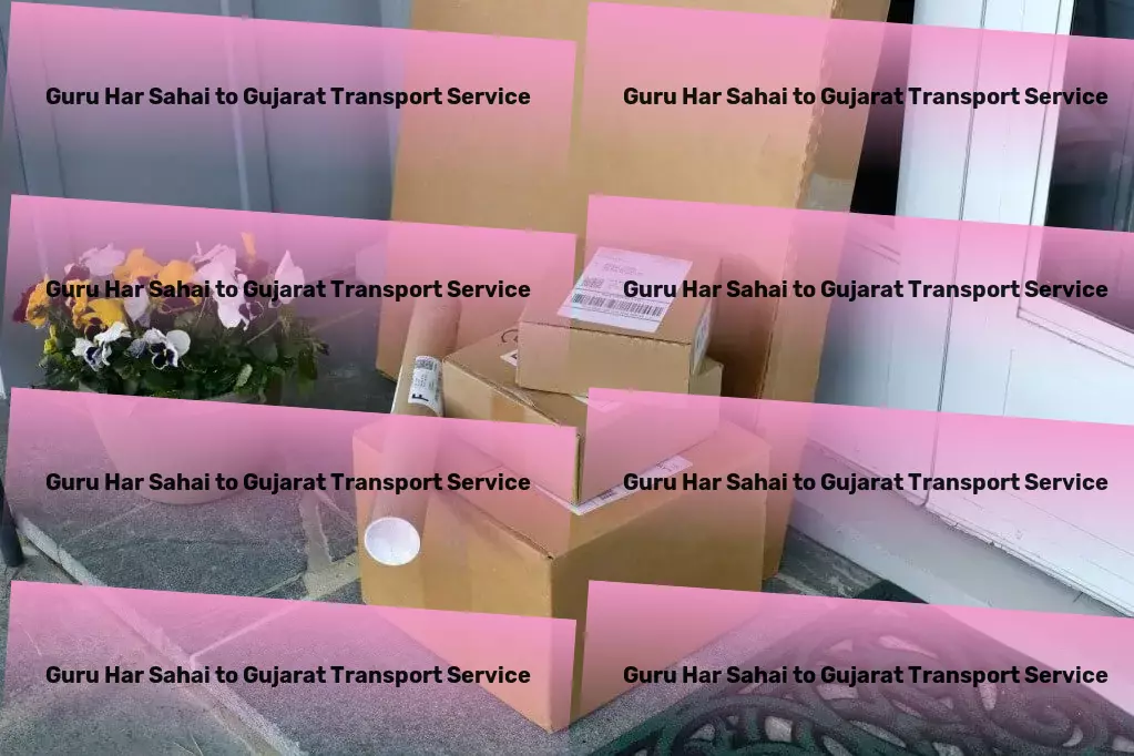 Guru Har Sahai to Gujarat Transport Furniture transport solutions