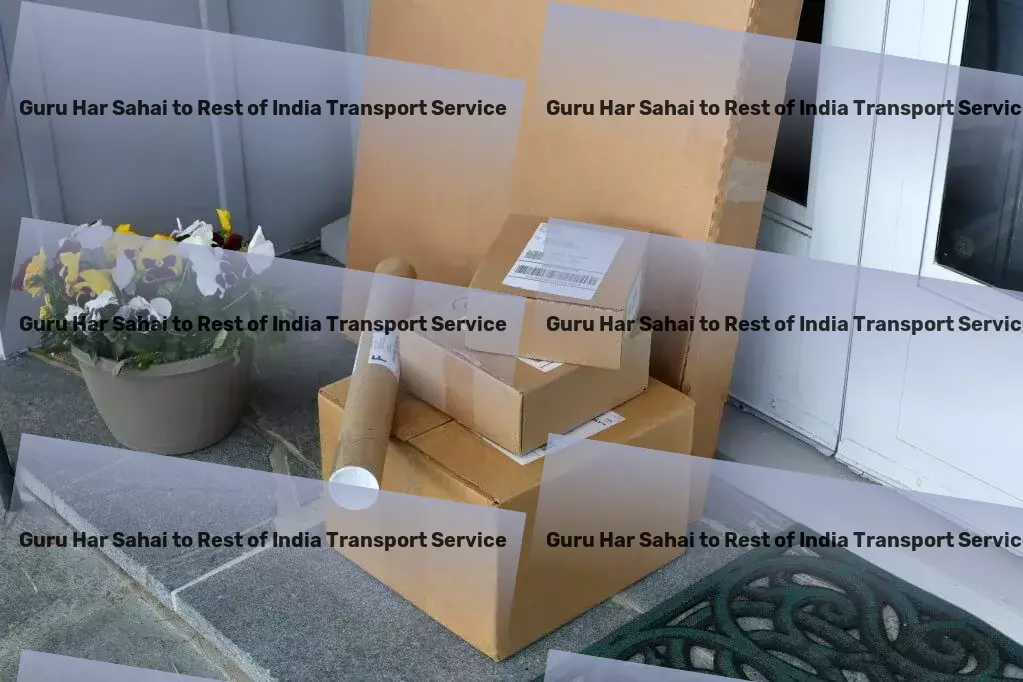 Guru Har Sahai to Rest Of India Transport Boost your logistics strategy in India with our expertise! - Customized courier services