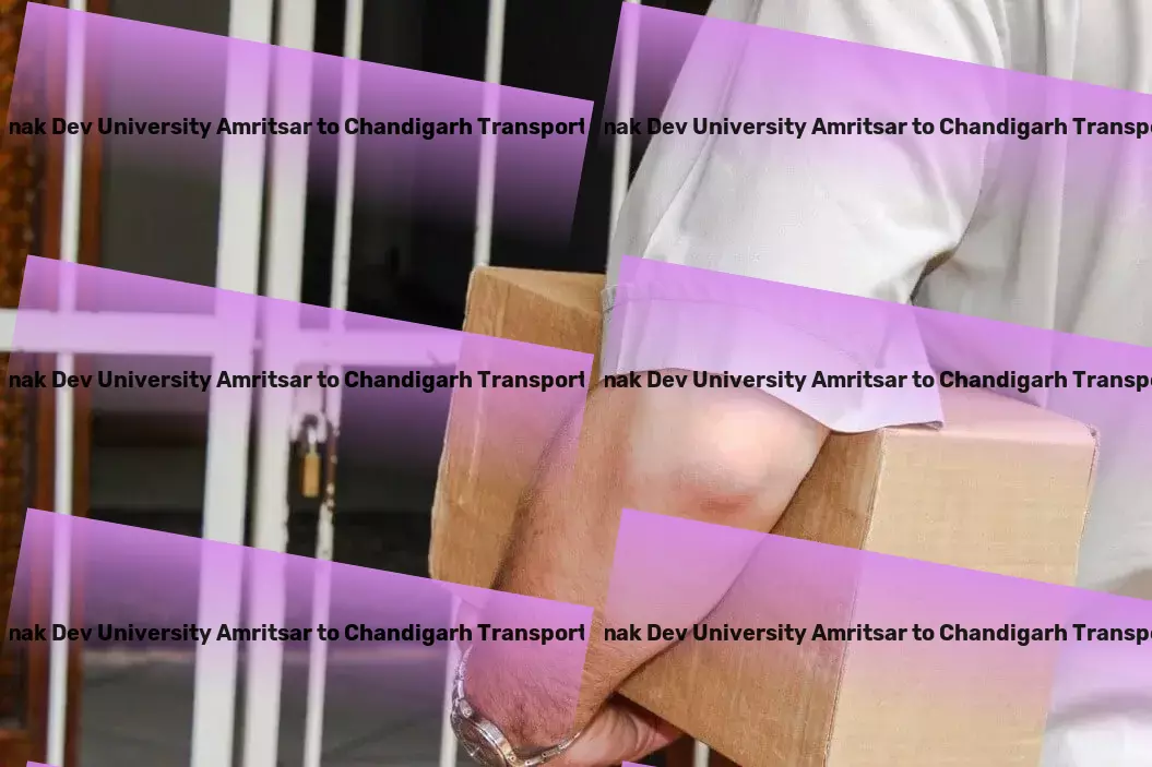 Guru Nanak Dev University Amritsar to Chandigarh Transport Delivery service provider