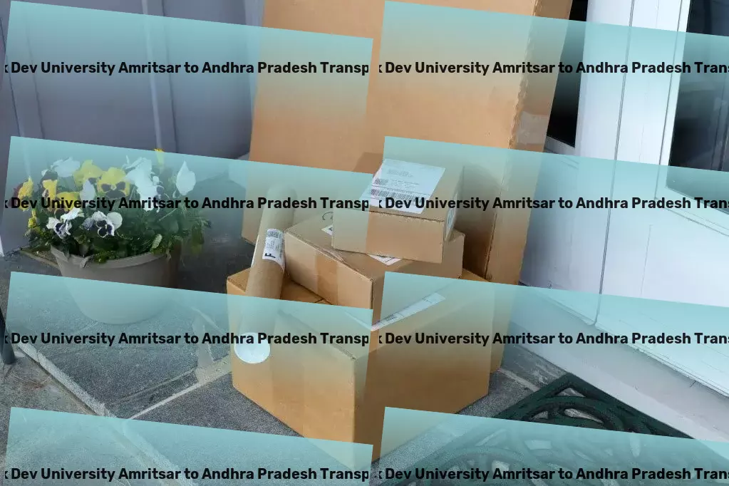 Guru Nanak Dev University Amritsar to Andhra Pradesh Transport Container transport services