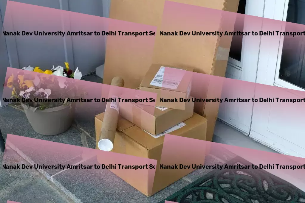 Guru Nanak Dev University Amritsar to Delhi Transport Express household moving