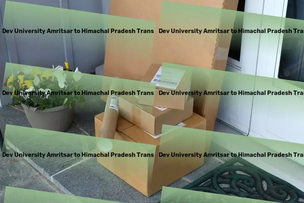 Guru Nanak Dev University Amritsar to Himachal Pradesh Transport Heavy load freight logistics