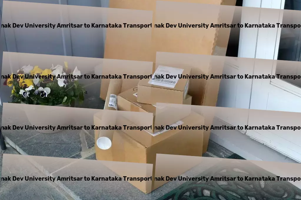 Guru Nanak Dev University Amritsar to Karnataka Transport Express logistics services