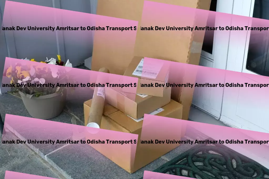 Guru Nanak Dev University Amritsar to Odisha Transport Efficient furniture logistics