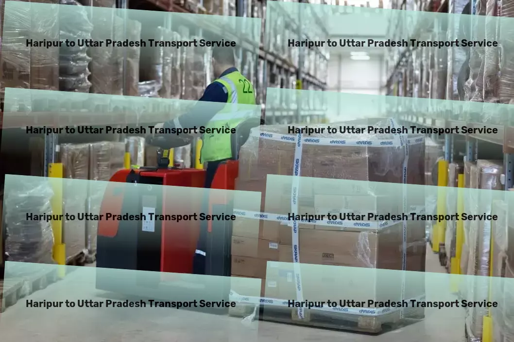 Haripur to Uttar Pradesh Transport Major freight forwarding services