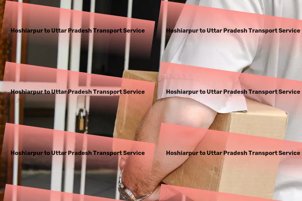 Hoshiarpur to Uttar Pradesh Transport Logistics and distribution