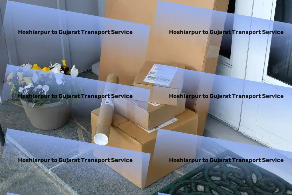 Hoshiarpur to Gujarat Transport Full truckload shipping solutions