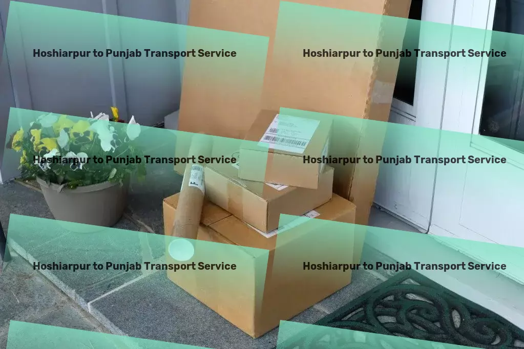 Hoshiarpur to Punjab Transport India's premiere solution for all transportation needs! - Major cargo transport