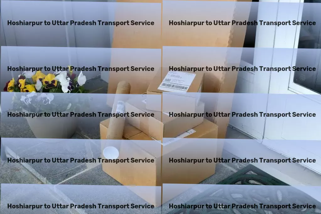 Hoshiarpur to Uttar Pradesh Transport Cross-state transport services